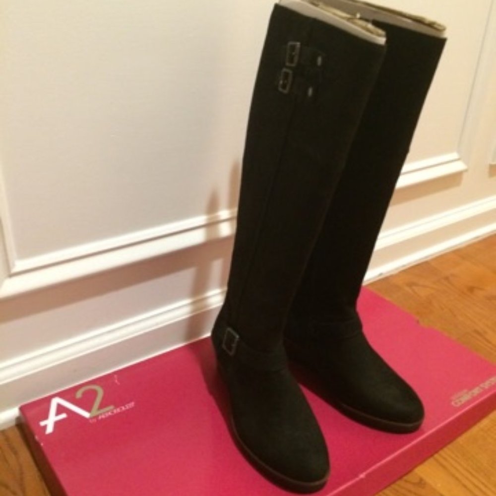 Aerosoles A2 Women's Robins Egg Wedge Boots -7W